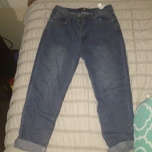 Boohoo Mom Jeans